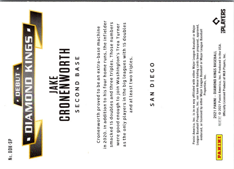 2021 Panini Jake Cronenworth