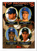 1993 Topps Gold Mike Piazza/Brook Fordyce/Carlos Delgado/Donnie Leshnock