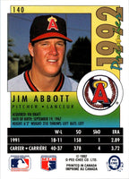 1992 O-Pee-Chee Premier Jim Abbott #140