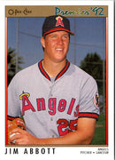 1992 O-Pee-Chee Premier Jim Abbott
