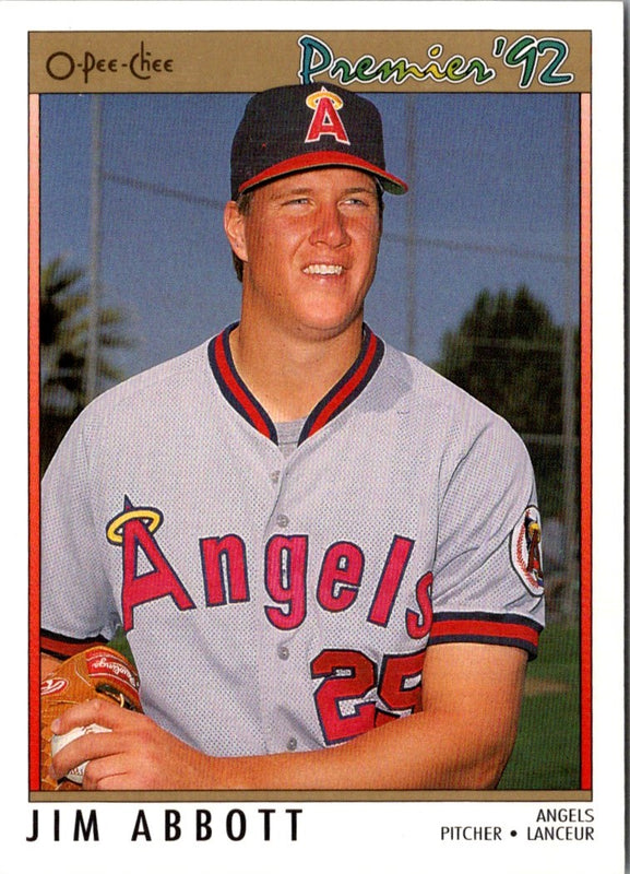1992 O-Pee-Chee Premier Jim Abbott #140