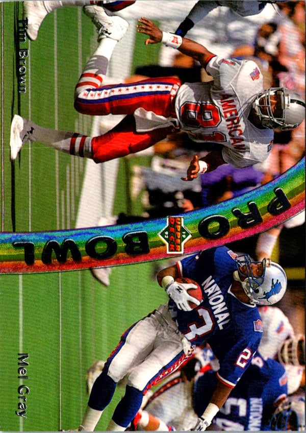 1992 Upper Deck Pro Bowl Tim Brown/Mel Gray #PB15