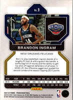 2021 Panini Prizm Blue Brandon Ingram #9