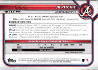 2022 Bowman Draft Baseball JR Ritchie #BD-126 Rookie