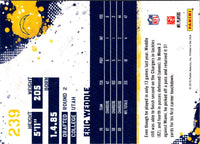 2010 Score Eric Weddle #239