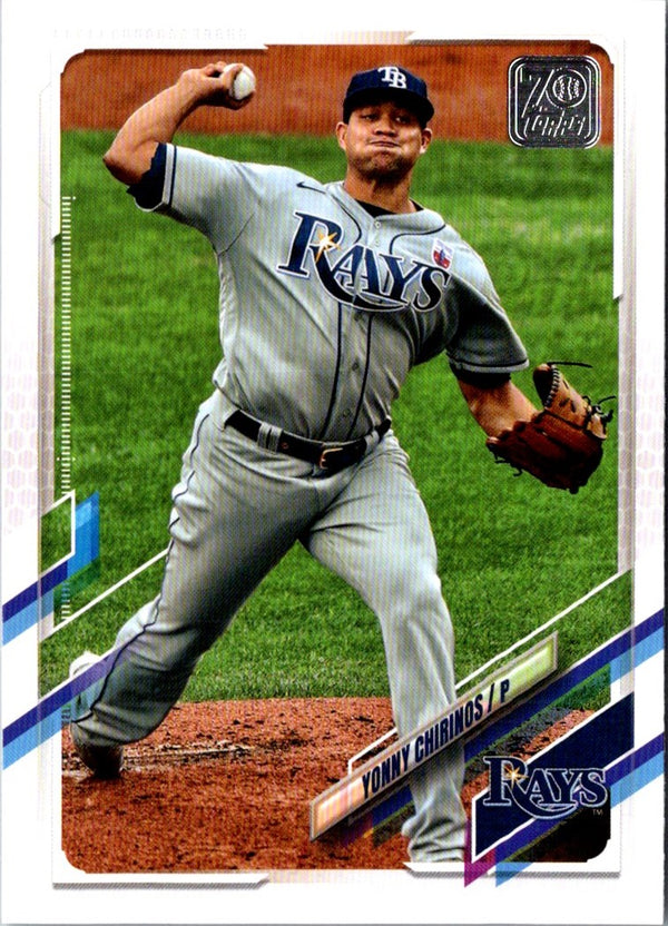 2021 Topps Orange Star Yonny Chirinos #592