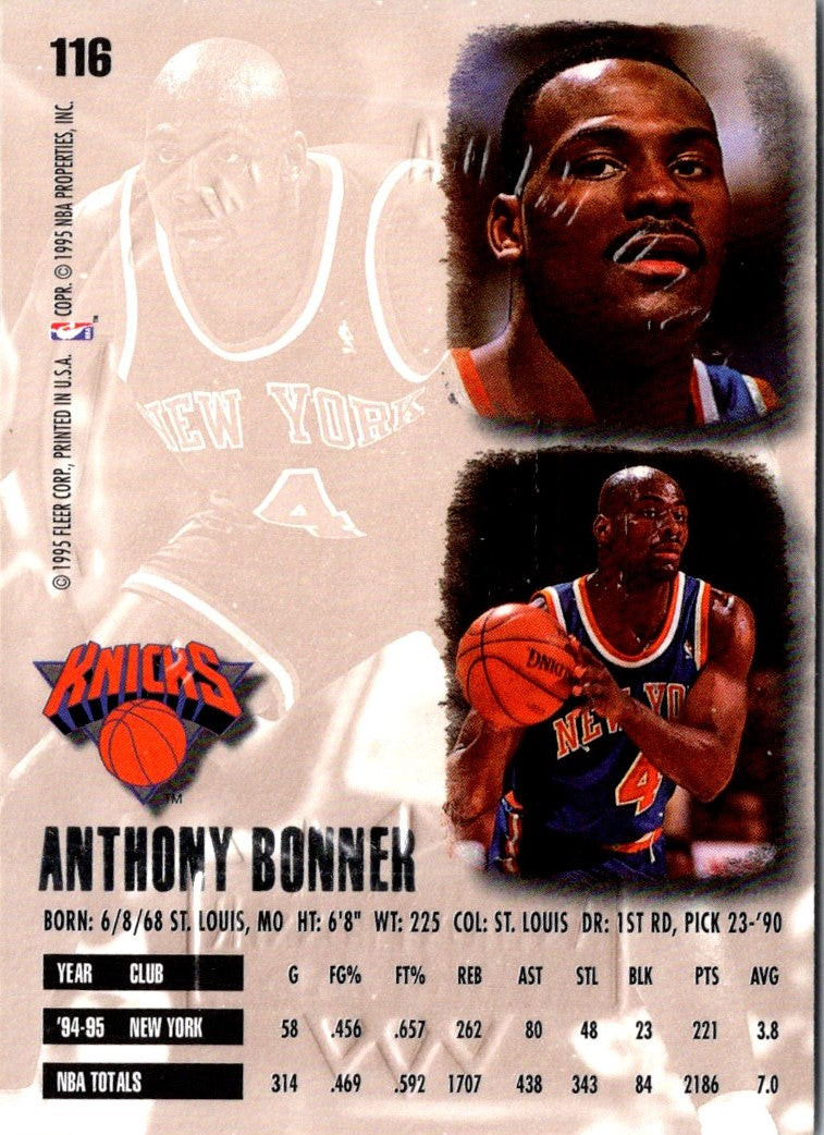 1995 Ultra Gold Medallion Anthony Bonner