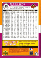 2001 Upper Deck Decade 1970's Tommy Davis #18