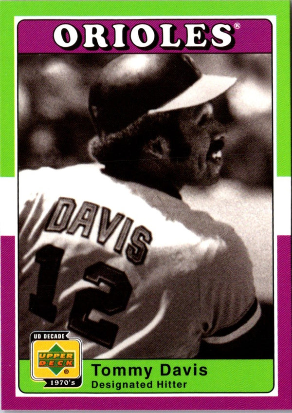 2001 Upper Deck Decade 1970's Tommy Davis #18