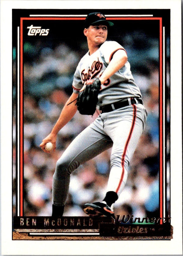 1992 Topps Ben McDonald #540