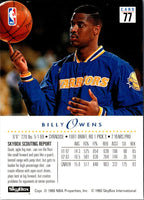 1993 SkyBox Billy Owens #77