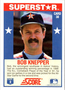 1989 Score Baseball's 100 Hottest Players Bob Knepper