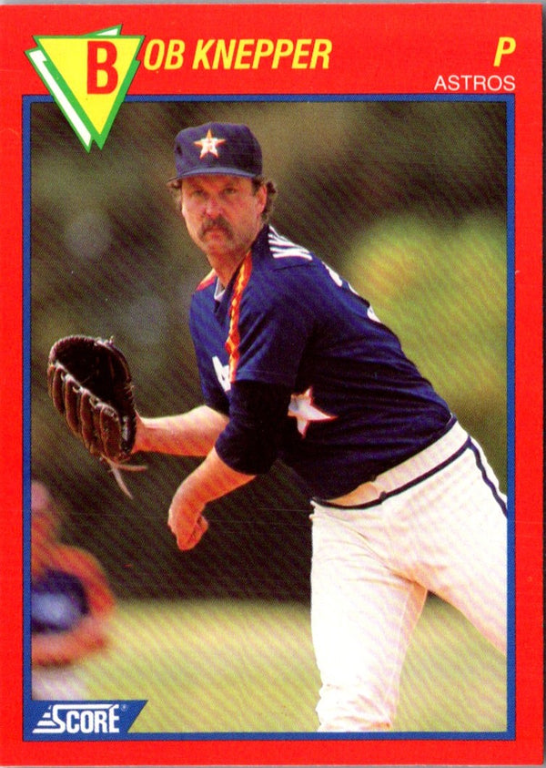 1989 Score Baseball's 100 Hottest Players Bob Knepper #38