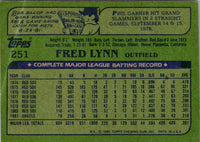 1982 O-Pee-Chee Fred Lynn #251