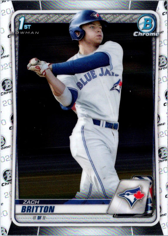 2020 Bowman Draft Chrome Zach Britton #BD-158