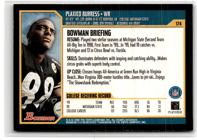 2000 Bpwman Plaxico Burress