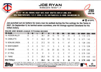 2022 Topps Joe Ryan #390 Rookie