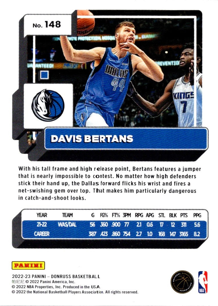 2022 Donruss Davis Bertans