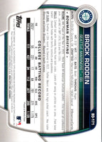 2023 Bowman Draft Brock Rodden #BD-171 Rookie