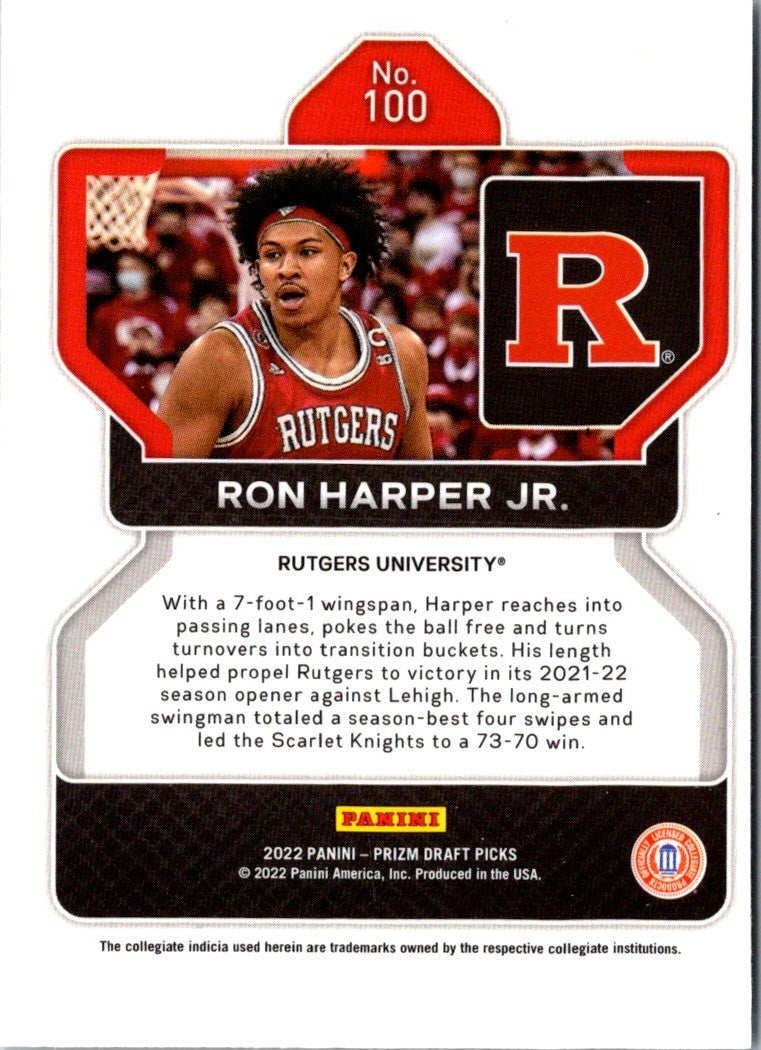 2022 Panini Prizm Draft Picks Ron Harper Jr.