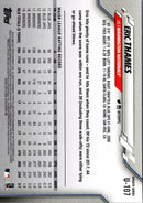 2020 Topps Update Red Eric Thames