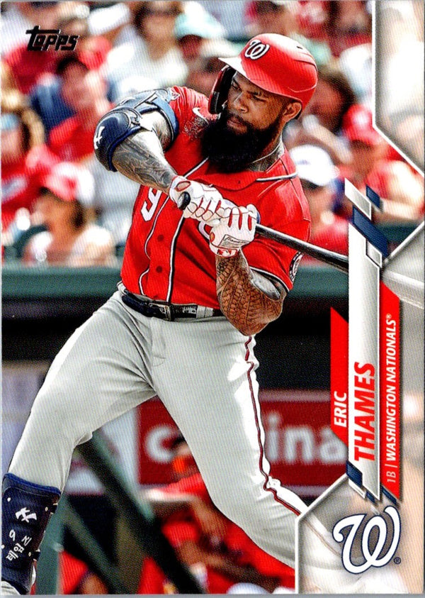 2020 Topps Update Red Eric Thames #U-107