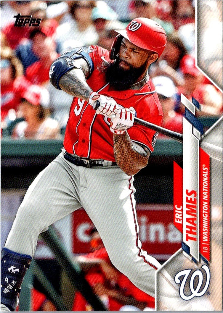 2020 Topps Update Red Eric Thames