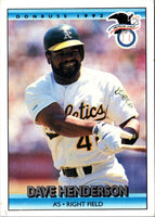 1992 Donruss Dave Henderson #21