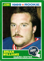1989 Score Brian Williams #266 Rookie