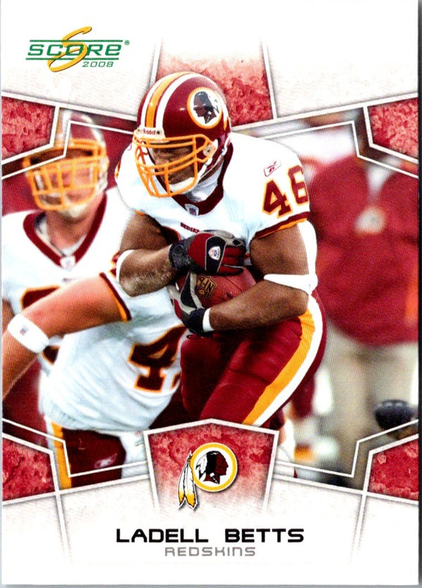 2008 Score Ladell Betts #324