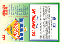 1992 Score Cal Ripken Jr. #433