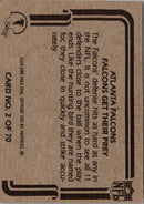 1980 Fleer Team Action End Around (Offense)