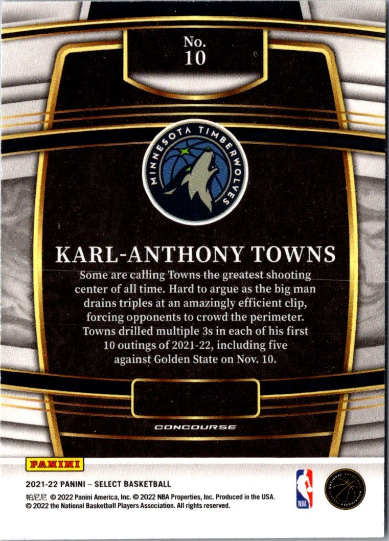 2021 Panini Karl-Anthony Towns/Anthony Edwards