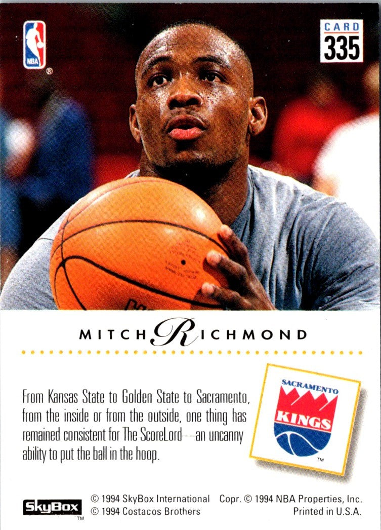 1993 SkyBox Mitch Richmond