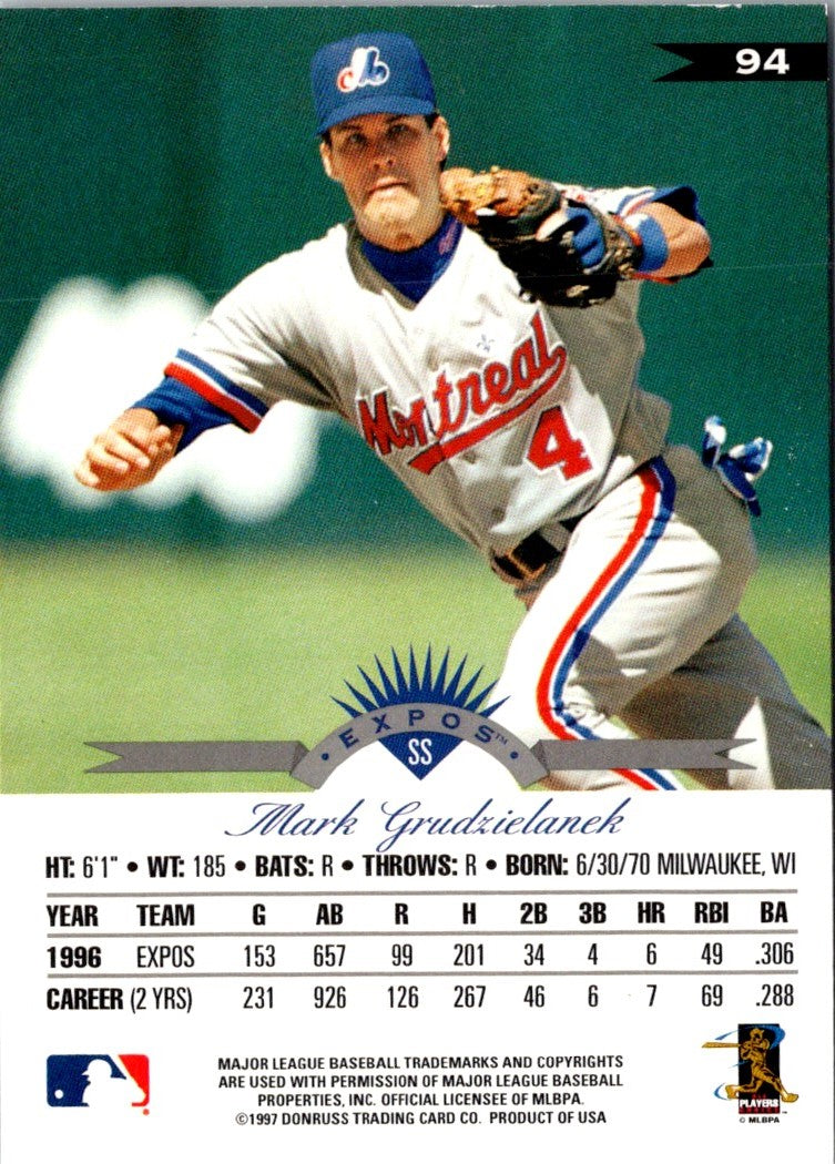 1997 Leaf Mark Grudzielanek