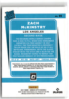 2021 Donruss Optic Zach McKinstry #95 Rookie