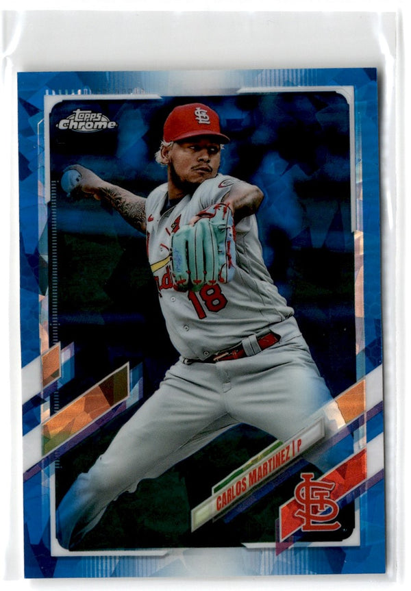 2021 Topps Chrome Sapphire Edition Carlos Martinez #496