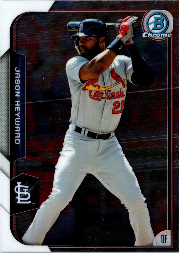 2015 Bowman Chrome Jason Heyward #55