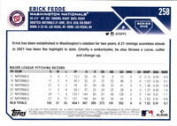 2023 Topps Erick Fedde #258