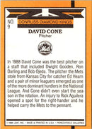 1989 Donruss Super Diamond Kings David Cone