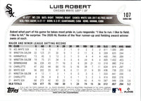 2022 Topps Luis Robert #107