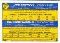 2019 Topps Heritage Duane Underwood Jr./James Norwood #121 Rookie