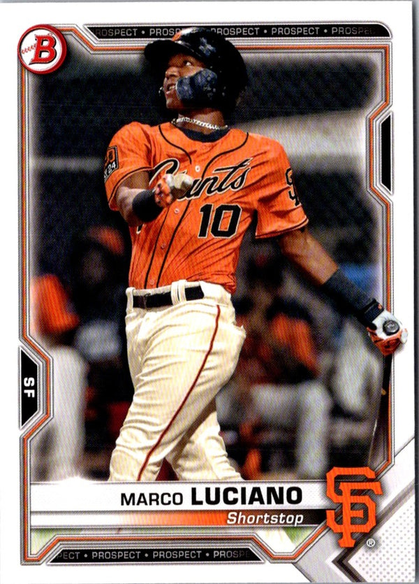 2021 Bowman Prospects Marco Luciano #BP-8