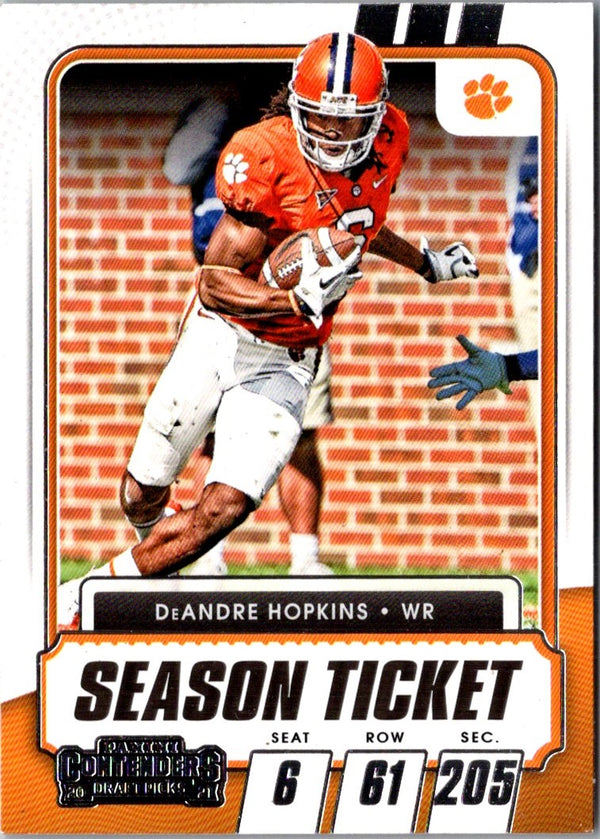 2021 Panini Contenders Draft Picks Ticket DeAndre Hopkins #33