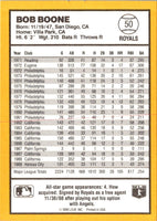 1990 Donruss Best of the AL Bob Boone #50