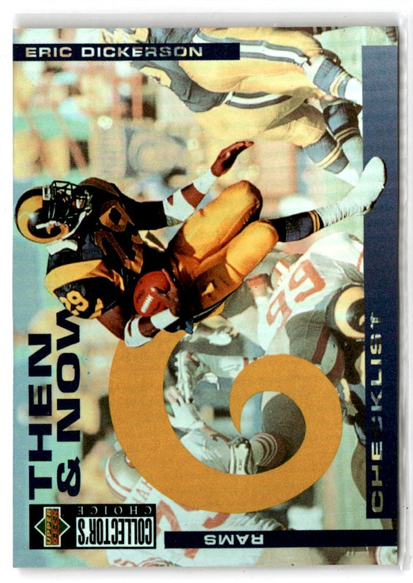 1994 Collector's Choice Then and Now Jerome Bettis/Eric Dickerson #1