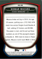 2015 Bowman Chrome Scouts Update Nomar Mazara #BSU-NM