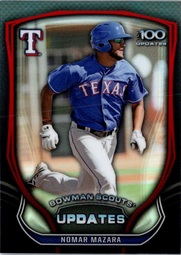 2015 Bowman Chrome Scouts Update Nomar Mazara #BSU-NM