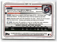 2020 Bowman Chrome Prospects Keoni Cavaco #BCP-118