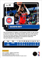 2022 Donruss Saddiq Bey #42